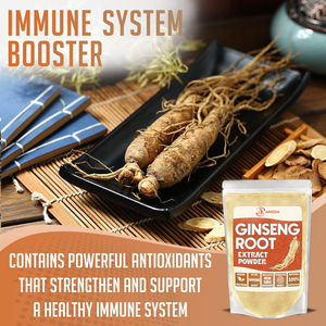 Polvo de Extracto de Raíz de Ginseng Panax de Tamaño Personalizado, Polvo de Ginseng Rojo Orgánico, Apoyo Inmunológico y Mejora de la Función Cerebral - Product Image 4