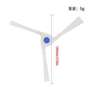 Brosse principale pour robot aspirateur Ecovacs X2S, 180 mm, nettoyage des bords, usage domestique, pièce en plastique - Product Image 4