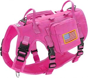 Muestra gratuita, estilo popular: Chaleco táctico reflectante personalizable para perros, chaleco ajustable para pasear y entrenar mascotas - Product Image 1