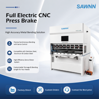 Prensa Plegadora CNC Eléctrica de 40T y 1600mm, con Servocontrol Delem DA53TX, Simulación 3D, Ahorro de Energía, para Aluminio