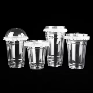 Vasos Desechables de Plástico PET Transparente para Bebidas y Smoothies, con Tapas, Impresión Personalizada, Ecológicos, de Pared Simple, para Llevar, Venta al Por Mayor - Product Image 4