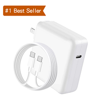 Chargeur d'Ordinateur Portable Adaptateur Secteur 30W/45W/61W/65W/87W/96W/140W avec Port USB-C pour Apple MacBook Pro/Air