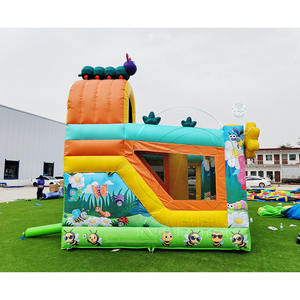 Backyard Party Inflatable Castle Bounce House with Slide Custom logo Inflatable Moonwalk Bouncer Beautiful Inflatable Structures - Product Image 2