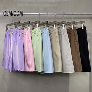 Pantalones Cortos Deportivos Extra Grandes para Hombre, con Logotipo Personalizado OEM, Estilo Urbano, Lavado Vintage, para Verano, con Lavado Ácido - Product Image 1