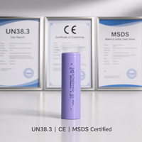 Batterie Li-ion Battivus INR21700S-65P 6500mAh 3.6V 50A à décharge élevée pour drone UAV VTOL, avion longue portée, stock européen