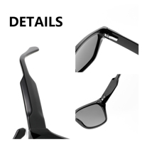 Hochwertiger Chinesischer Sonnenbrillenhersteller Mode 2026 Retro Y2K-Stil Quadratisches Logo Maßgefertigte Acetat-Sonnenbrille UV400 Unisex