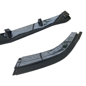Mercedes-Benz E-Class W212 Front Lip Gloss Black PP Material 2013-2015 Models - Product Image 2