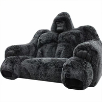 Canapé-lit en tissu moderne de luxe, style Gorille King Kong, pour villa et hôtel, salon et chambre à coucher