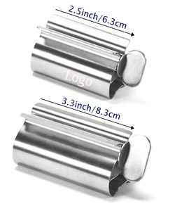 <b>Toothpaste</b> <b>Dispenser</b> Bathroom Tube Roller Eco-Friendly Manual Stainless Steel Recycled <b>Toothpaste</b> Squeezer for Home Bathroom - Product Image 2
