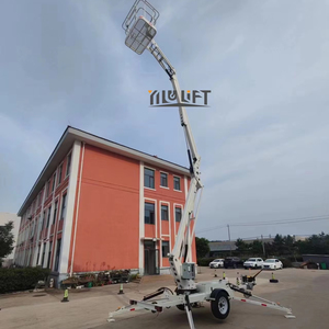 Nhà Máy Giá 14M 16M 18M khớp nối Điện Xăng towable Boom Lift với người đàn ông giỏ - Product Image 2