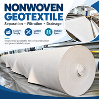Tissu géotextile non tissé pour la construction de sous-drailles ferroviaires, la séparation des sols, le drainage, la filtration et la protection des talus