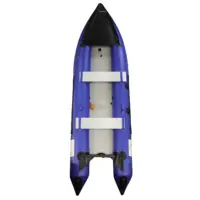 12 ft şişme 370 uzunluk renkli PVC hipalon moateial kayaks tekne