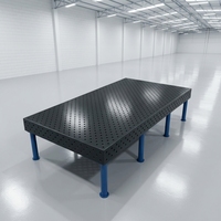 Plateforme de soudage 3D robuste en acier nitrué trempé pour l'ingénierie aérospatiale et les travaux de précision