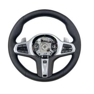 Volante Deportivo YLC de Alta Calidad con Franjas Rojas para <span class=keywords><strong>BMW</strong></span> F10 F30 F20 F31 F36 M3 M5 M6 F15 F22, Accesorios para Automóviles - Product Image 3