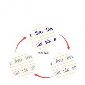 Cuaderno de Caligrafía Inglesa con Ranuras para Niños, Reutilizable, Páginas de Práctica Mágica, Colores Personalizados, Logotipo, Alta Calidad, Venta al Por Mayor - Product Image 3