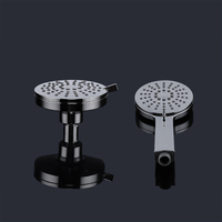 Ensemble de douche de plafond simple haut de gamme avec pommeau de douche à jet, haute pression, fonction massage, en ABS chromé, moderne