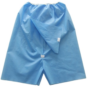 Médico Cueca Colonoscopia Descartável Exame Shorts para Endoscopia Não-Tecido Esfrega Paciente Calças Pijamas Uniforme Hospitalar - Product Image 1