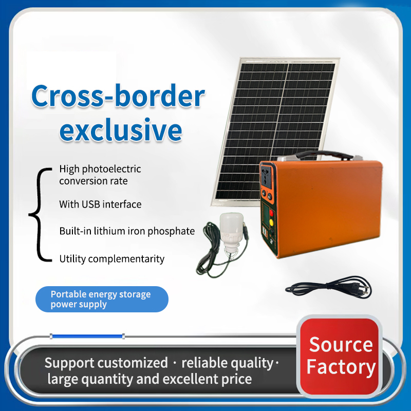 WERSSION 300W Mini Solar Power Generator with Pure Sine Wave Inverter 220VAC Output Lithium Ion Battery for Camping · image 4