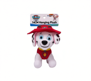 Peluche Colgante de Paw Patrol de 14 cm, Juguete de Peluche para Niños de 2 a 4 Años, Unisex, con Temática Animal, con Sombrero Rojo y Chaleco - Product Image 1