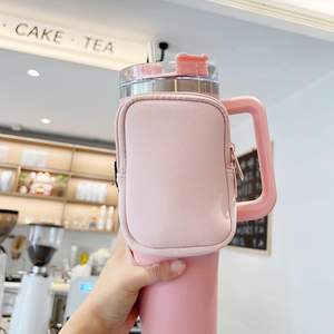 ด้ามจับใช้ได้กับแก้วน้ำซับลิเมชันขนาด40ออนซ์อุปกรณ์ยิมสำหรับผู้หญิงกระเป๋าใส่ขวดน้ำแบบใหม่ผลิตจากนีโอพรีน - Product Image 2