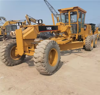 Niveleuse de moteur Cat 160H 160k peinture originale utilisée niveleuse de moteur Caterpillar 160h 16G 140K 120K