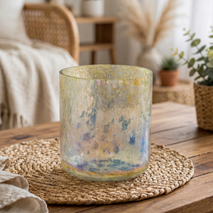Bougie parfumée artisanale en cire de soja dans un bocal en verre moucheté résistant à la chaleur pour la décoration intérieure, les mariages, les fêtes et les événements. - Product Image 1