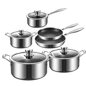 Juego de 10 piezas más populares, juegos de utensilios de cocina, juego de utensilios de cocina antiadherentes de alta calidad, olla de cocina - Product Image 1