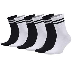 Db Athletic Sport Crew Socks Chaussettes absorbant la transpiration, antibactériennes, à imprimé à pois, pour la course à pied, pour hommes et femmes, taille 5 10, 6 paires - Product Image 1