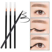 Pinceau jetable pour extension de cils, pinceau à mascara, applicateur de maquillage en nylon, applicateur jetable pour eye-liner fin