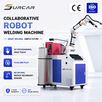 Robot collaboratif sans code CE pour soudage MIG, 6 axes avec fonction Drag Teach, chariot mobile pour soudage de l'aluminium