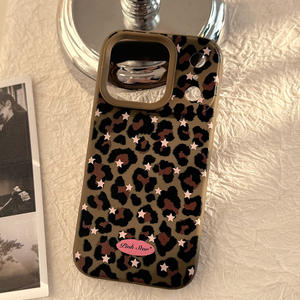 Coque pour iPhone 17 Pro Max, motif léopard étoilé doux et stylé, coque souple antichoc à grande ouverture et couverture intégrale - Product Image 3