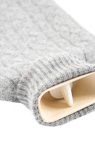 Cadeau de festival sac à eau chaude en caoutchouc de 2 litres housse en tricot <span class=keywords><strong>chaussettes</strong></span> <span class=keywords><strong>bouillotte</strong></span> - Product Image 3