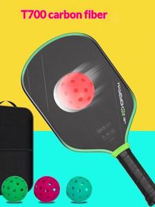 ไม้พายพิคเคิลบอลคาร์บอนไฟเบอร์ T700 แบบสกัดเย็น ชุดเต็ม พร้อมลูกพาย 2 ลูก สำหรับฝึกซ้อมระดับมืออาชีพ สำหรับผู้ใหญ่ น้ำหนัก 225 กรัม - Product Image 3