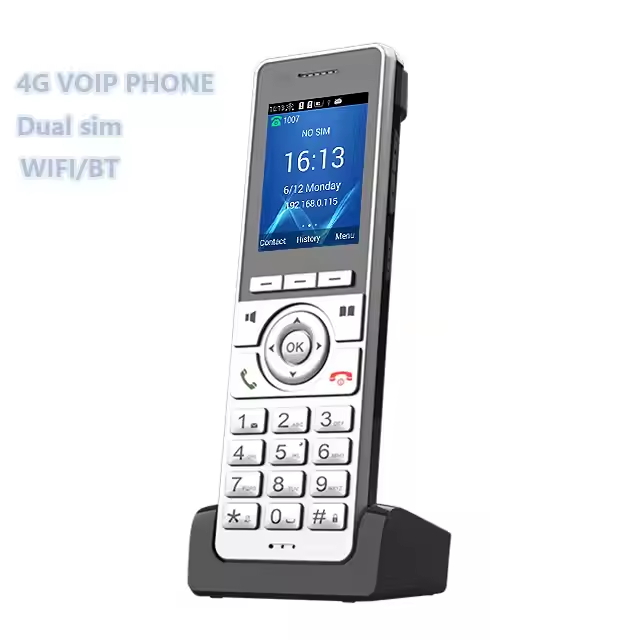 New 2.4G 4G LTE Wifi Sip Phone for Hotels/Business Cordless Desktop WiFi Wireless IP VoIP Product