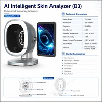 Equipo de Análisis de Piel con IA para Clínicas de Belleza y Uso Doméstico, Escáner de Piel Profesional ABS, Solución de Gestión de Clientes con Reportes