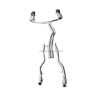 Tuyau d'échappement Ss304 prix usine pour Audi C7 S6 S7 Rs6 Rs7 4.0t Catback d'échappement avec embouts