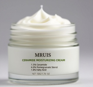 Crema hidratante Ceramide 1.5% Ceramide 4.0% Sterol 1.8% Ácido graso Fórmula vegana Fortalece la barrera de la piel Mantener la cara - Product Image 5