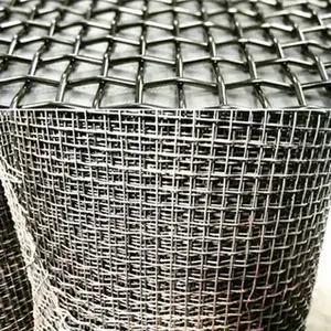 6 Mesh 8 Mesh 304 316 316L Stainless Steel Crimped Woven Wire Mesh