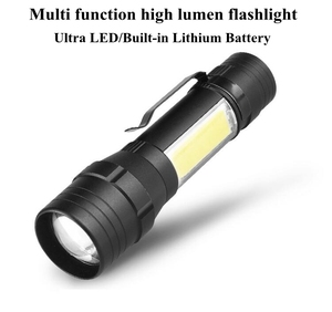 Đèn Pin COB LED Có Thể Thu Phóng Chuyên Nghiệp Đèn Pin Móc Khóa Mini Đèn Pin LED Sạc USB - Product Image 5