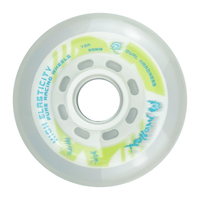 Roues de remplacement pour patins de hockey sur roulettes OEM, en PU, haute résilience 76a 78a, pour intérieur et extérieur, adhérence élevée, résistantes à l'abrasion