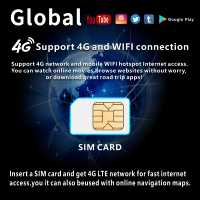 Qualcomm 680 universel 9 10 pouces lecteur vidéo multimédia GPS WIFI sans fil CarPlay Android AutoAndroid13 2 Din Radio stéréo
