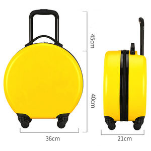 Diseño personalizado lindo niños equipaje ABS + PC niños <span class=keywords><strong>maletas</strong></span> 16 pulgadas paseo llevar en carro bolsas de viaje con asiento <span class=keywords><strong>para</strong></span> niños - Product Image 3
