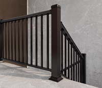 Rampe de balcon moderne en aluminium, garde-corps de terrasse, main courante d'escalier, garde-corps de véranda extérieur Mehonor MH-699, garantie 5 ans, installation facile