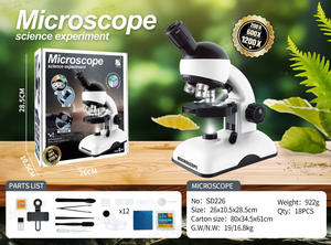 XYM SD226/1566 2400X/1200X Clear Science microscope ensemble pour les ensembles de jouets éducatifs des enfants du primaire et du secondaire - Product Image 2