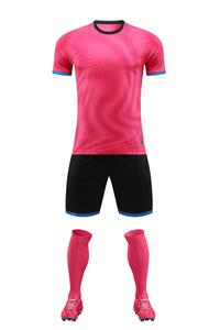 Maglia <span class=keywords><strong>da</strong></span> <span class=keywords><strong>calcio</strong></span> rosa di alta qualità con <span class=keywords><strong>pantaloncini</strong></span> ad asciugatura rapida uniforme <span class=keywords><strong>da</strong></span> <span class=keywords><strong>calcio</strong></span> personalizzata per <span class=keywords><strong>squadre</strong></span> di allenamento di <span class=keywords><strong>calcio</strong></span> - Product Image 4