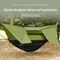 Hamac d'extérieur JIAWEI en aluminium avec protection solaire UV, moustiquaire imperméable, tente de camping surélevée pour arbres, balançoire de voyage
