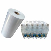 Film rétractable transparent en PE co-extrudé à 5 couches, film rétractable industriel pour l'emballage automatique des bouteilles d'eau