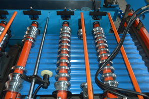 Hiệu quả cao cơ giới màu thép tấm lợp Máy sóng cuộn tạo thành máy cho vật liệu xây dựng - Product Image 5