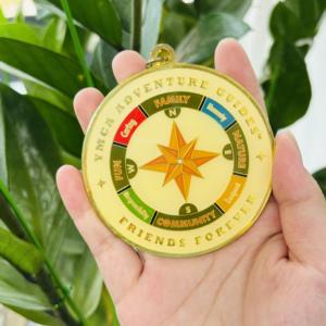 Новые модные высококачественные латунные 3D-монеты из цинкового сплава с двумя боковыми держателями от производителя - Product Image 2