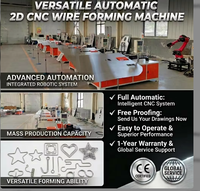 Máquina Automática de Doblado de Alambre de Acero al Carbono 2D, Formadora de Alambre de Acero, Incluye Motor, Bomba, CNC, Rodamientos y Componentes Centrales